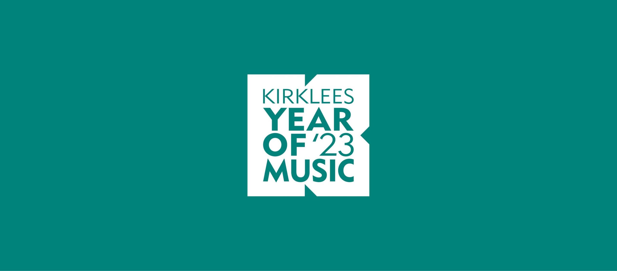 Kirklees Year of Music 2023 logo